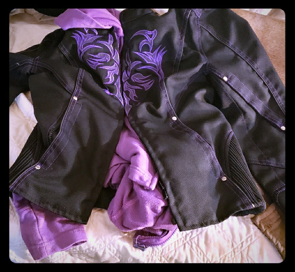 Ladies windproof motorcycle riding jacket nwot
